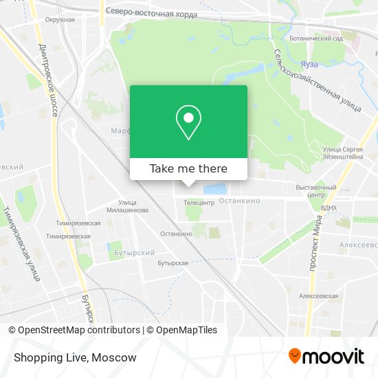 Shopping Live map