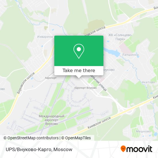 UPS/Внуково-Карго map