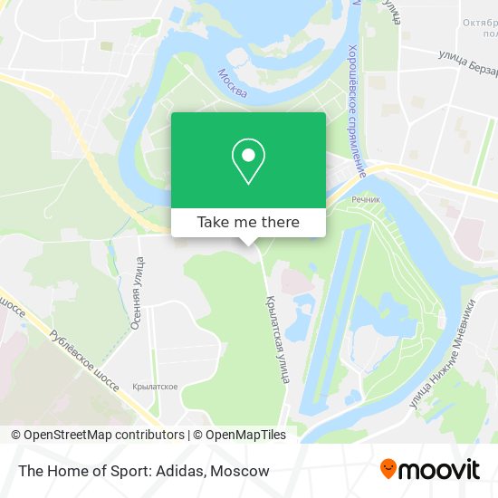 The Home of Sport: Adidas map