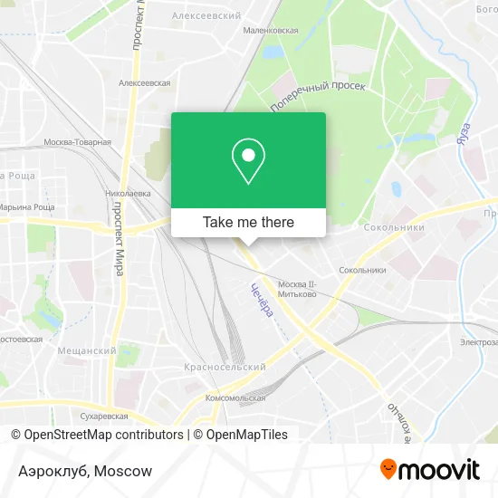 Аэроклуб map