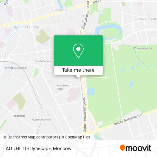 АО «НПП «Пульсар» map