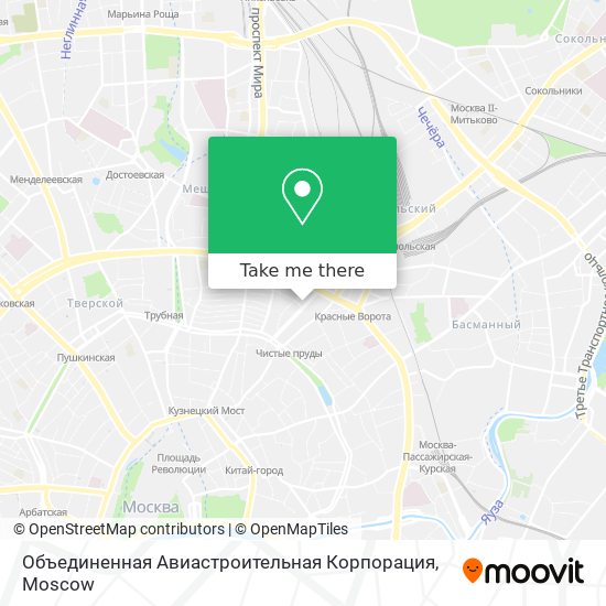 Объединенная Авиастроительная Корпорация map