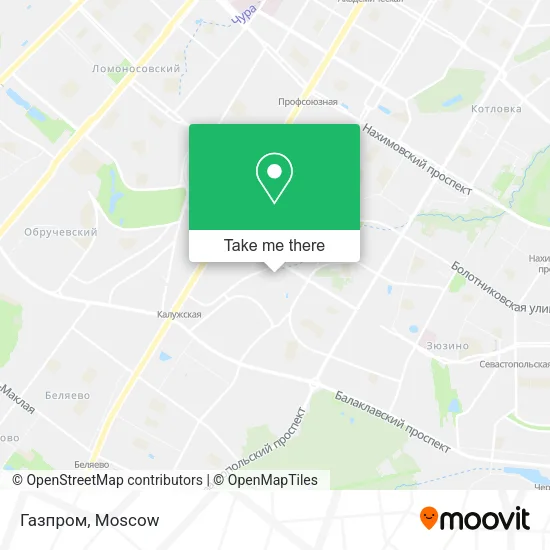 Газпром map