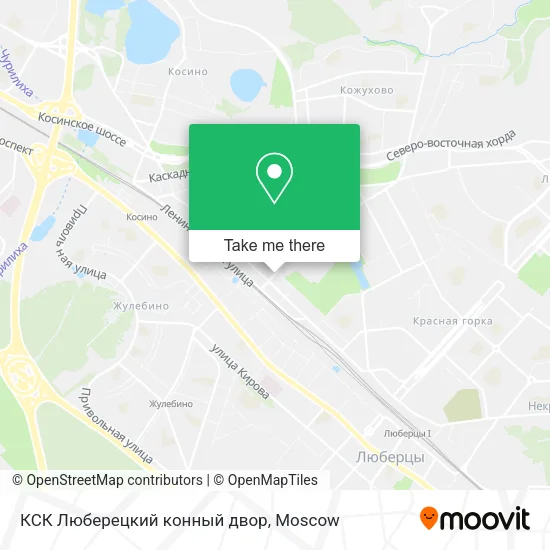КСК Люберецкий конный двор map