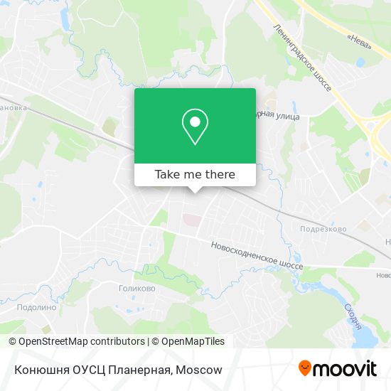 Конюшня ОУСЦ Планерная map