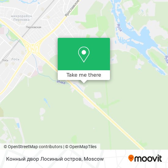 Конный двор  Лосиный остров map