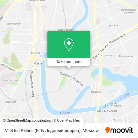 VTB Ice Palace (ВТБ Ледовый дворец) map