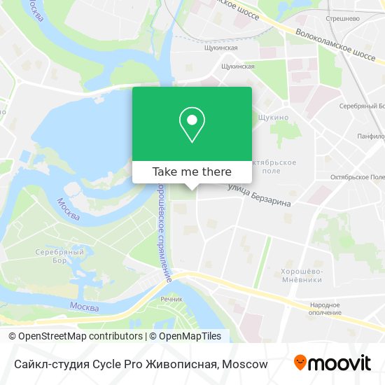 Сайкл-студия Cycle Pro Живописная map