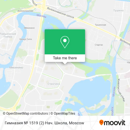 Гимназия № 1519 (2) Нач. Школа map