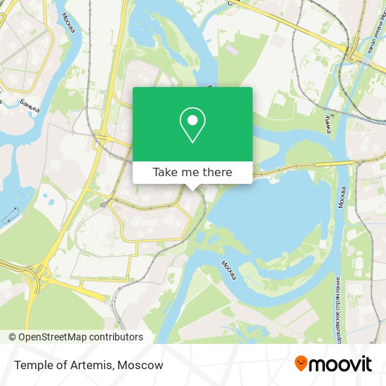 Temple of Artemis map