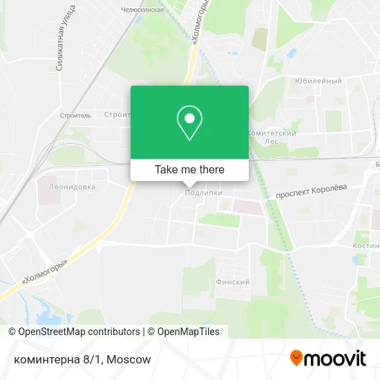 коминтерна 8/1 map