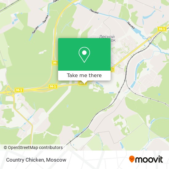 Country Chicken map