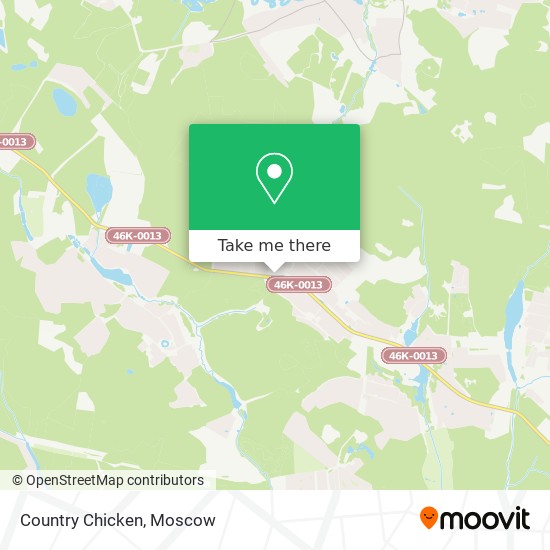 Country Chicken map