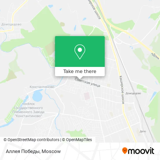 Аллея Победы map