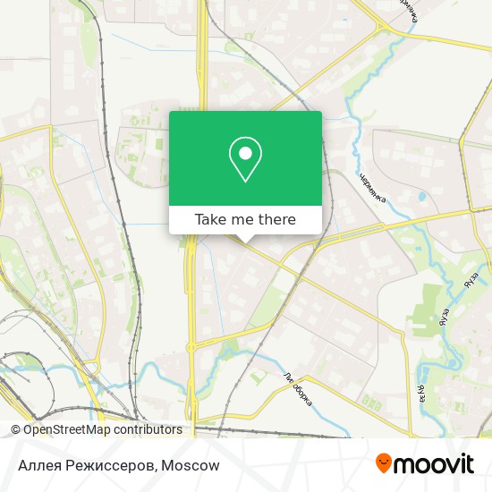 Аллея Режиссеров map