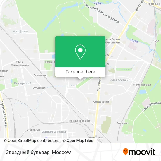 Звездный бульвар map