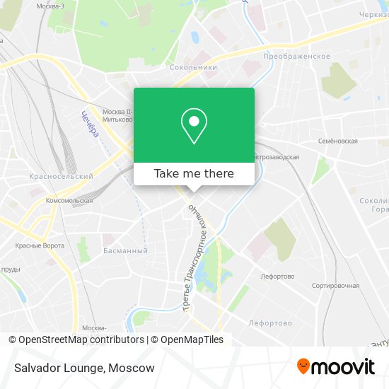 Salvador Lounge map