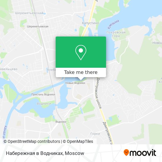 Набережная в Водниках map