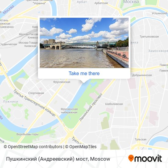 Пушкинский мост карта