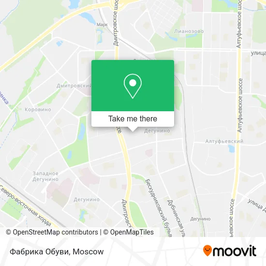 Фабрика Обуви map