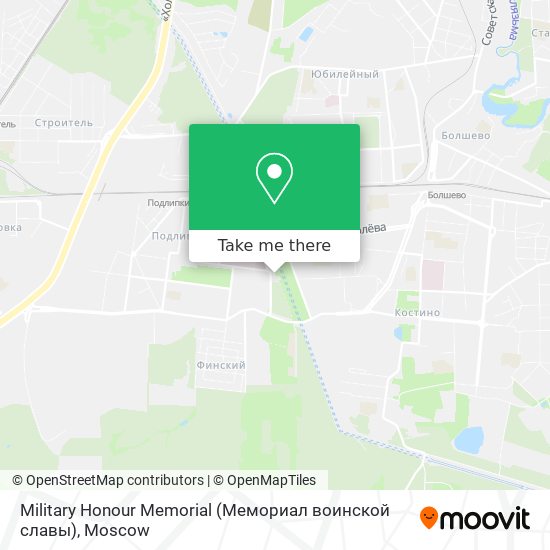 Military Honour Memorial (Мемориал воинской славы) map