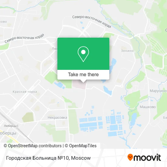 Городская Больница №10 map
