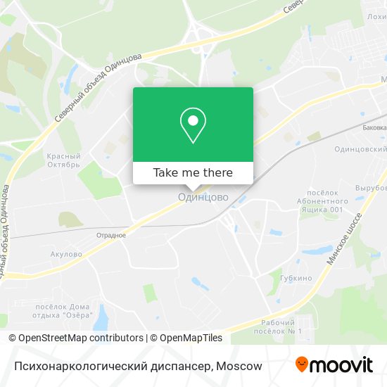 Психонаркологический диспансер map