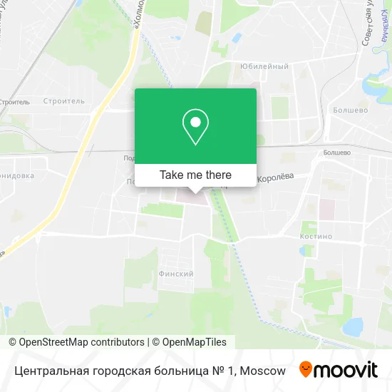 Центральная городская больница № 1 map