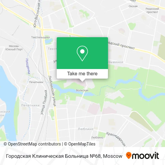 Городская Клиническая Больница №68 map