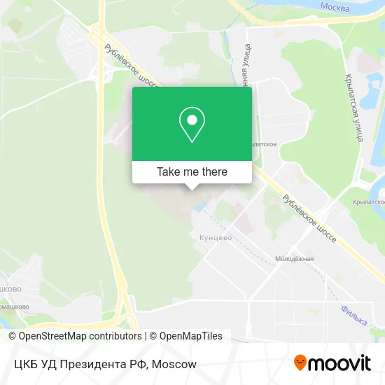 ЦКБ УД Президента РФ map
