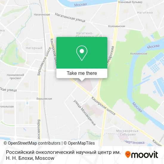 Российский онкологический научный центр им. Н. Н. Блохи map