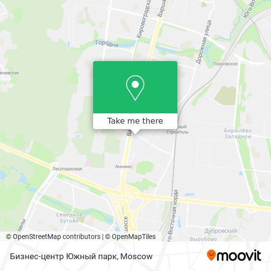 Бизнес-центр  Южный парк map