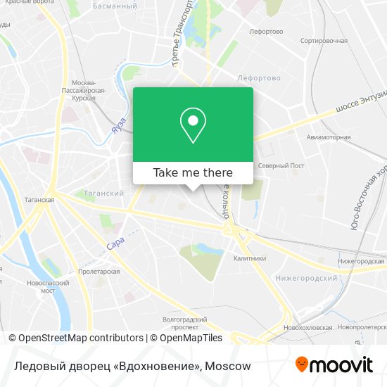 Ледовый дворец «Вдохновение» map