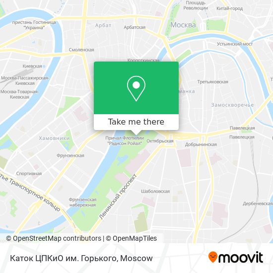 Каток ЦПКиО им. Горького map