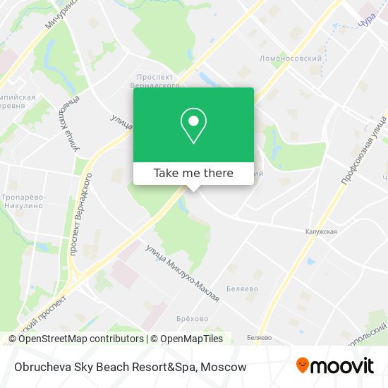 Obrucheva Sky Beach Resort&Spa map