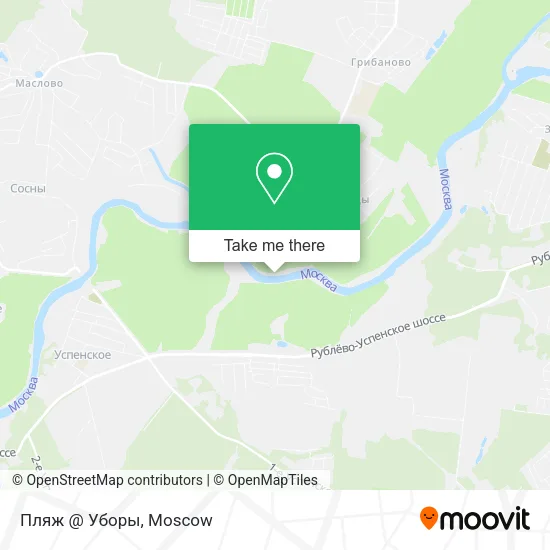 Пляж @ Уборы map