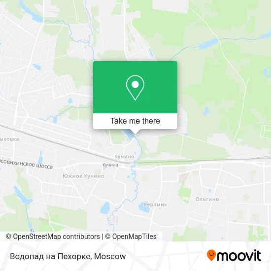 Водопад на Пехорке map