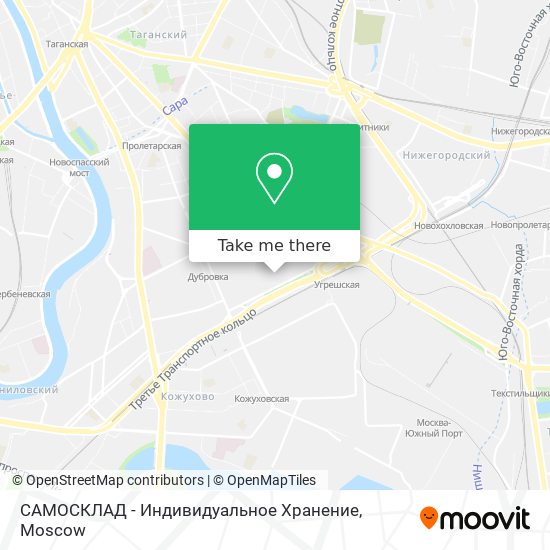 САМОСКЛАД - Индивидуальное Хранение map