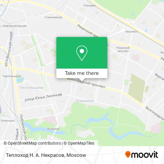 Теплоход Н. А. Некрасов map