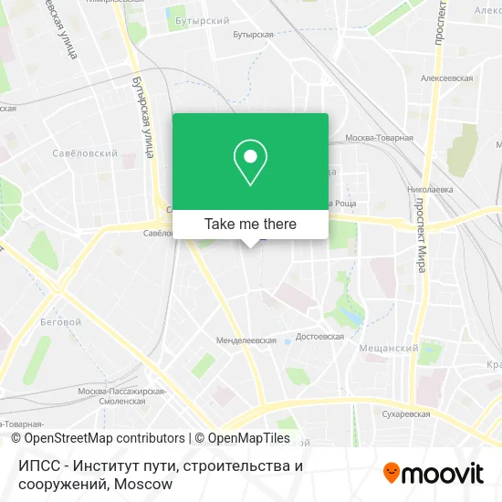ИПСС - Институт пути, строительства и сооружений map