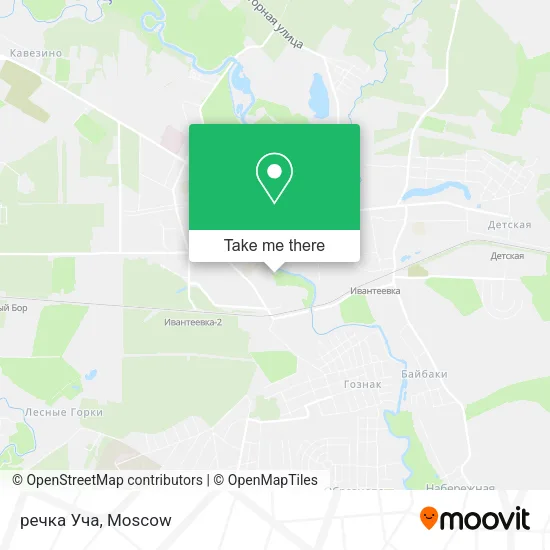 речка Уча map