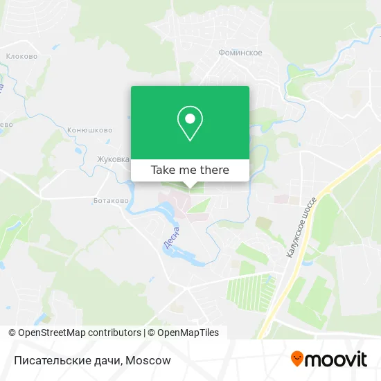 Писательские дачи map
