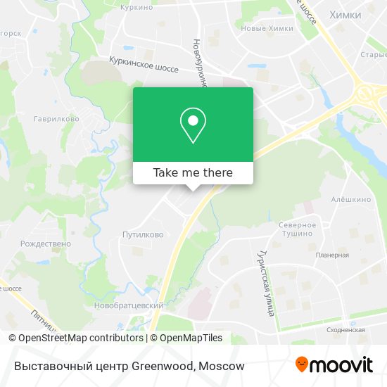 Выставочный центр Greenwood map