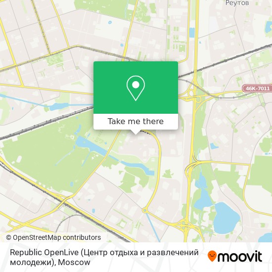 Republic OpenLive (Центр отдыха и развлечений молодежи) map