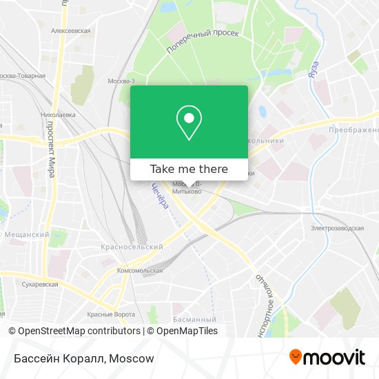 Бассейн Коралл map