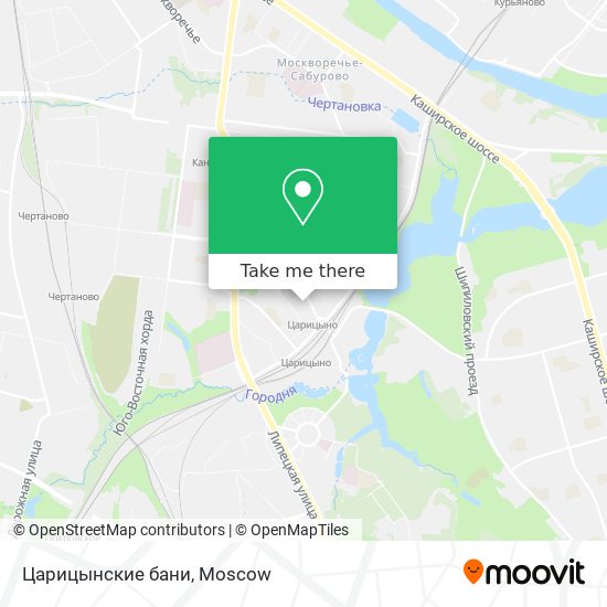 Царицынские бани map