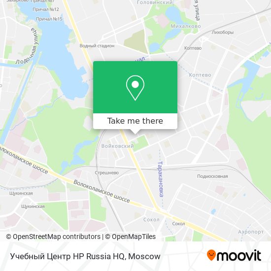 Учебный Центр НР Russia HQ map