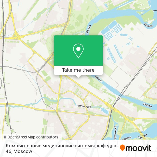 Компьютерные медицинские системы, кафедра 46 map