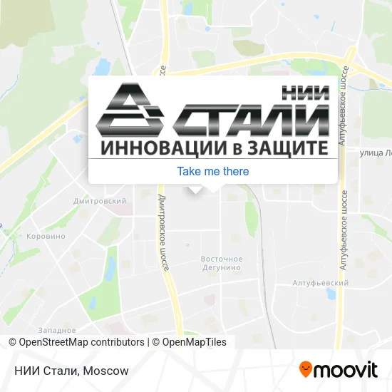 НИИ Стали map