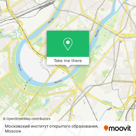 Московский институт открытого образования map